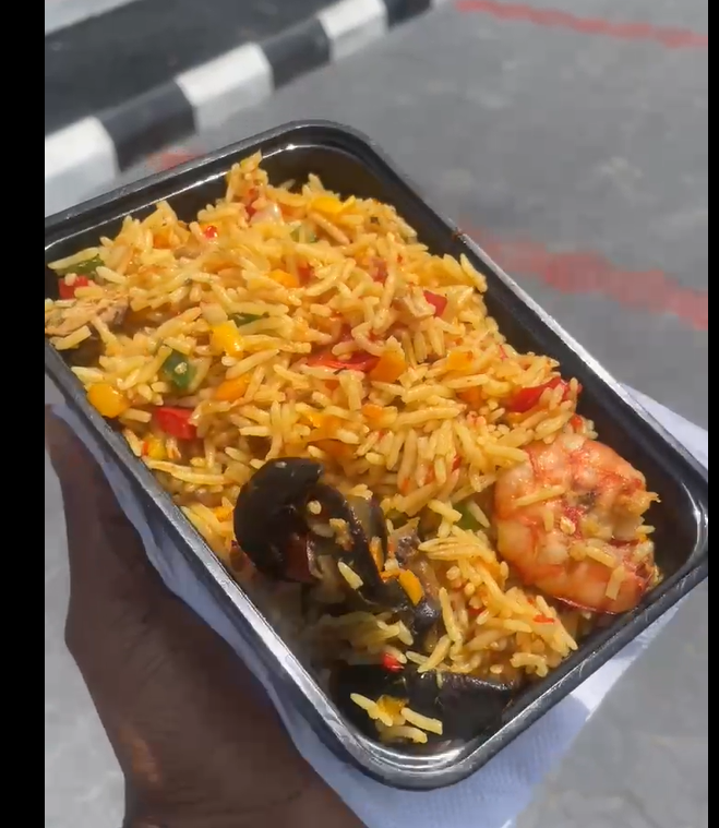 Seafood Jollof Rice